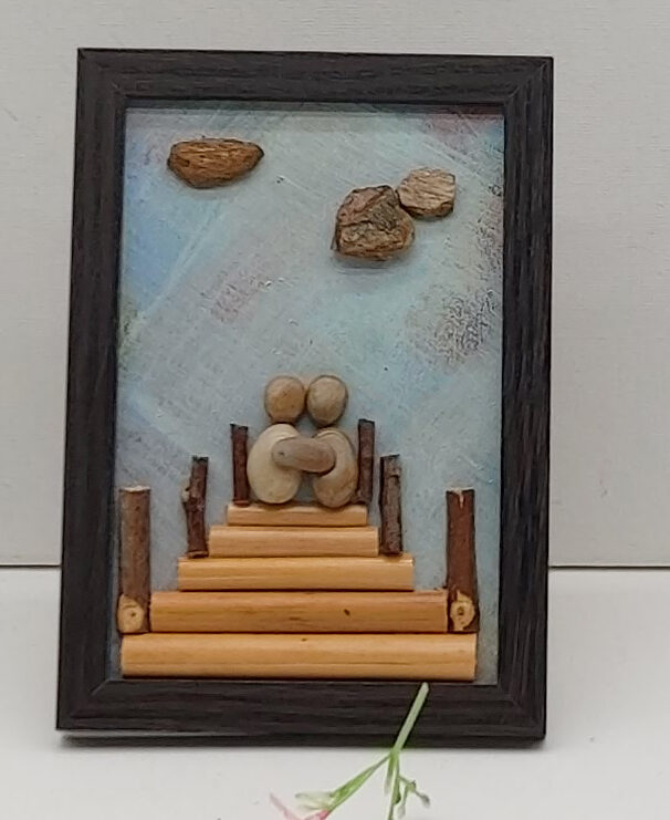 Deux Amoureux sur ponton