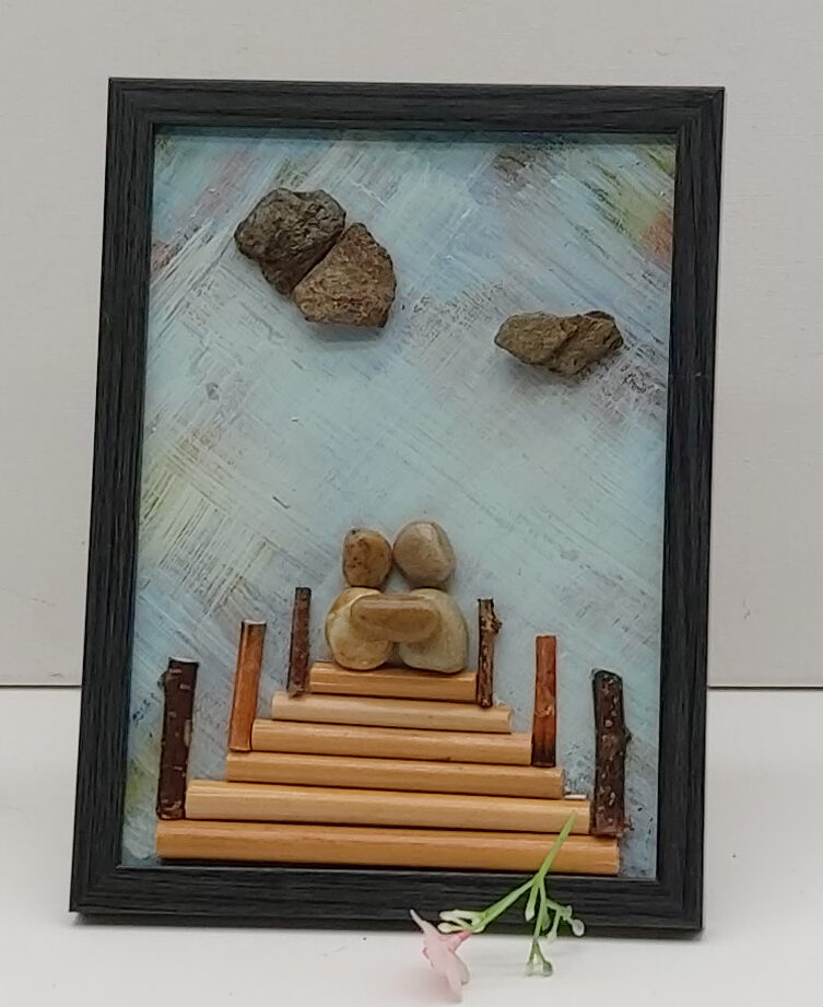 Deux Amoureux sur ponton