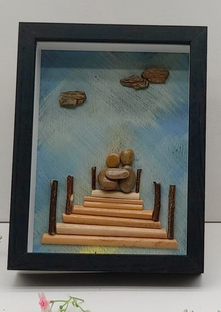 Deux Amoureux sur ponton