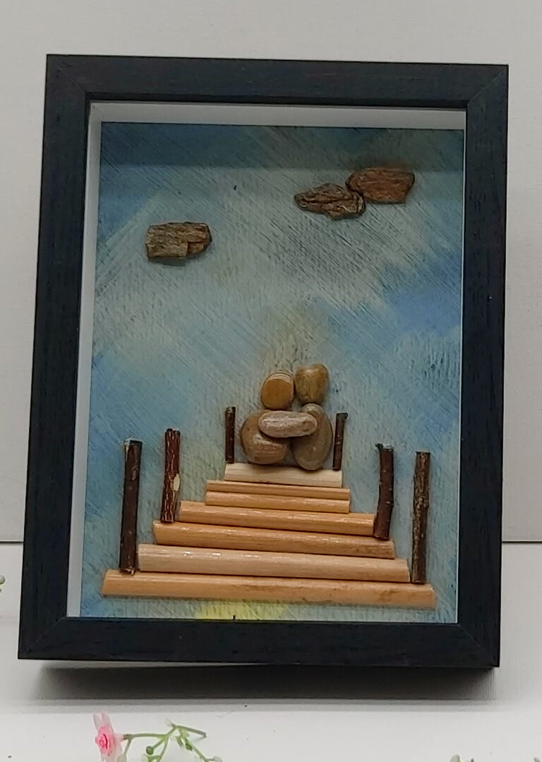 Deux Amoureux sur ponton