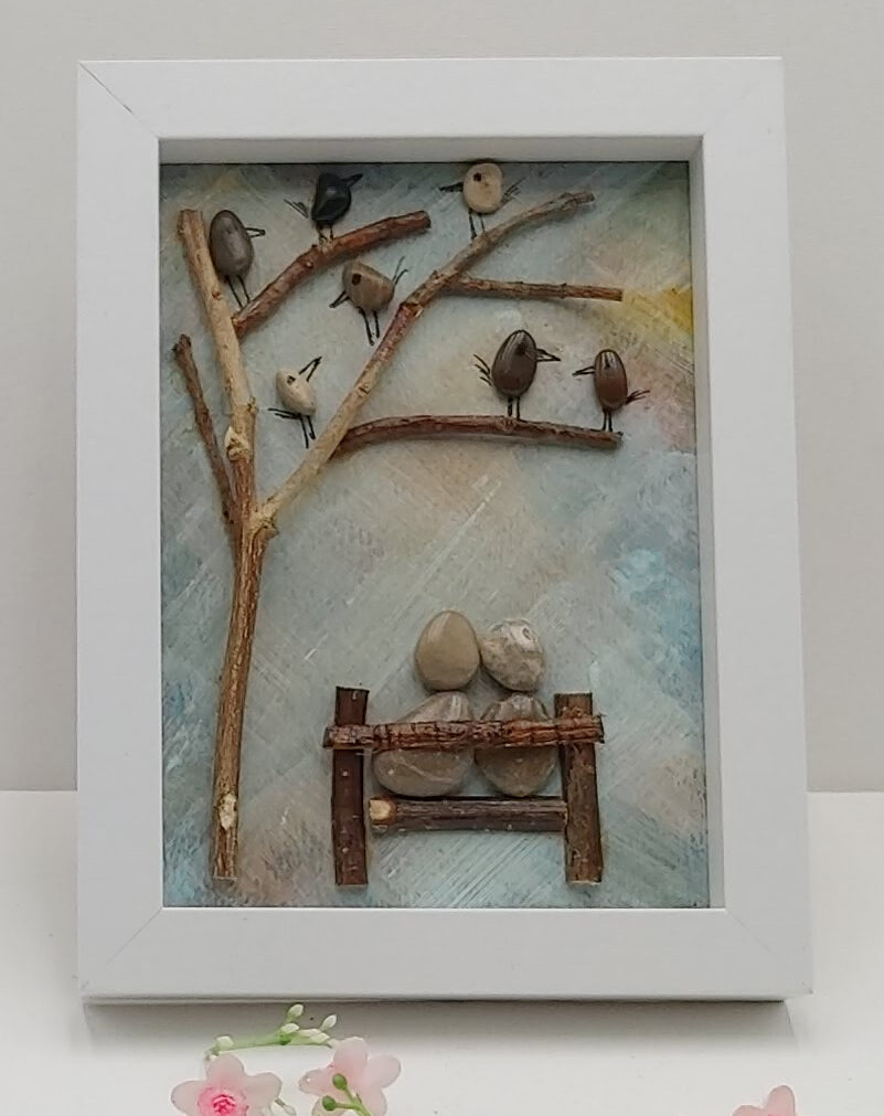 Deux Amoureux sous l'arbre aux oiseaux