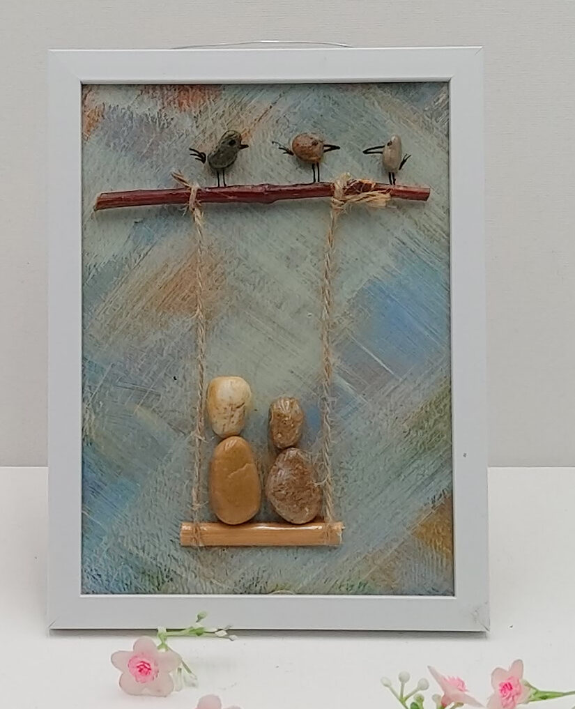 Deux Amoureux sur une balançoire