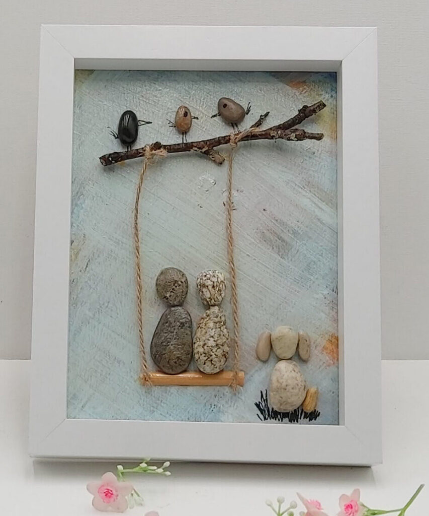 Deux Amoureux sur une balançoire