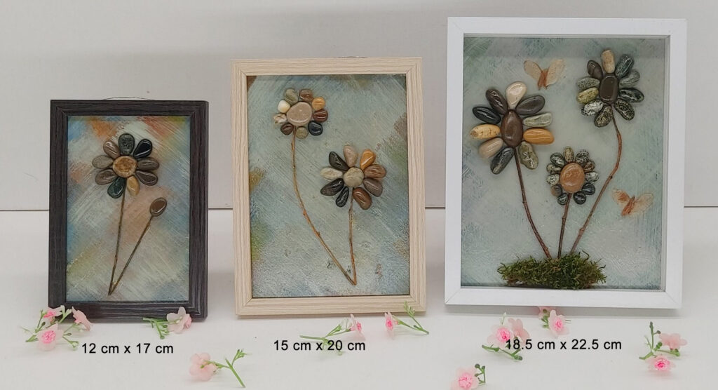 Aperçu des dimensions Tableaux Fleurs