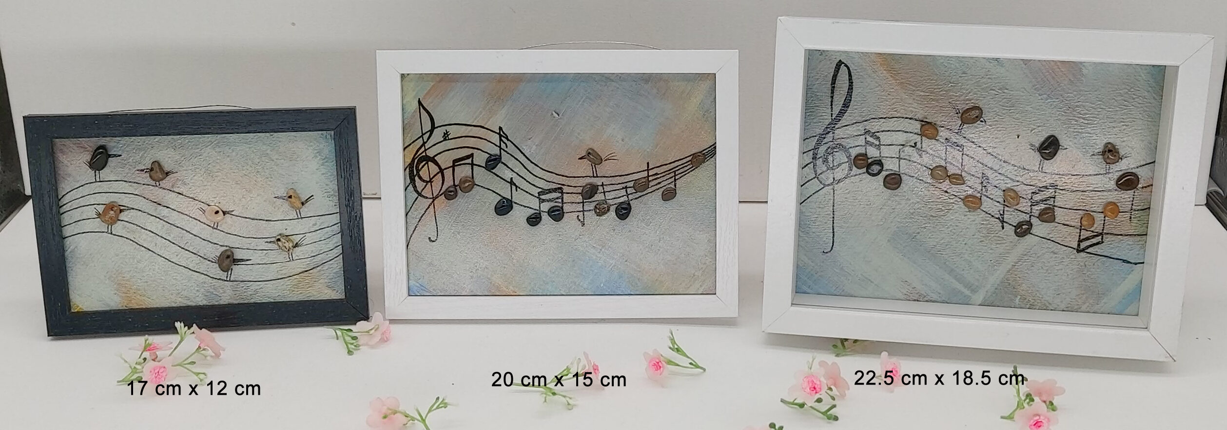 Aperçu des dimensions des tableaux Partition de musique