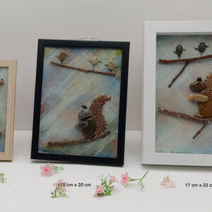 Aperçu des dimensions: Ecureuil sur une branche